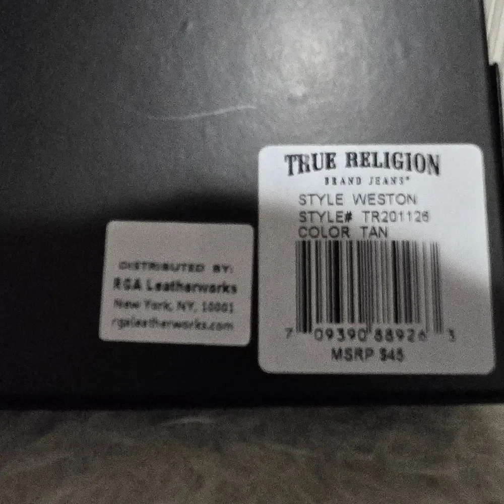 True Religion Brown Wallet for Men